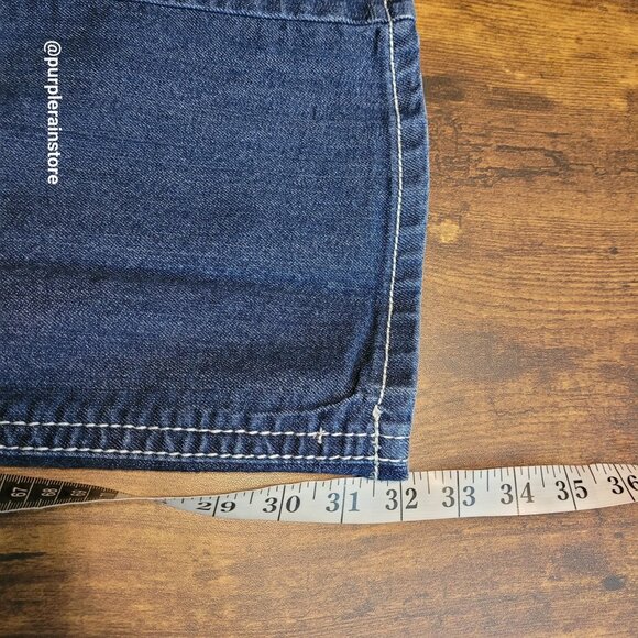 Roadrunner Apparel Inc Jeans 16 Bootcut Mid Rise Cross Embellished Thick Stitch - Picture 9 of 12